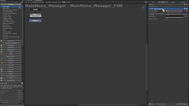 Making a Menu & UI - Games without code [Playmaker] - ChopMan смотреть онлайн