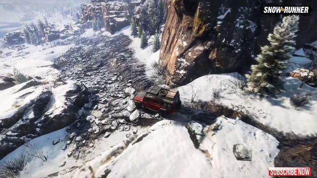 SnowRunner: Kola Peninsula Map Imandra Extreme Offroad With Land Rover Defender смотреть онлайн