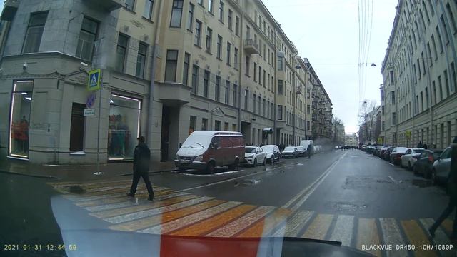 31.01.2021, 12:43 – 12:46, СПб, Загородный пр. - ул. Бородинская. смотреть онлайн