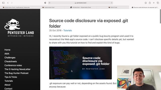 Hacking Kubernetes Clusters - Kubernetes Goat - Sensitive Keys in code bases смотреть онлайн