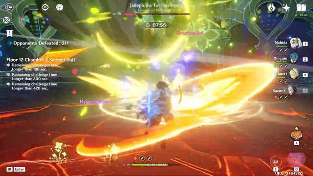 C0 Xiao Freeze & C0 Razor Thundering Furry | 4.2 Spiral Abyss Floor 12 | Genshin Impact смотреть онлайн