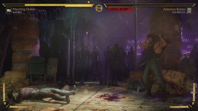 RAMBO VS JAX BRIGGS - The Most AMAZING Mortal Kombat 11 Fight Yet! смотреть онлайн