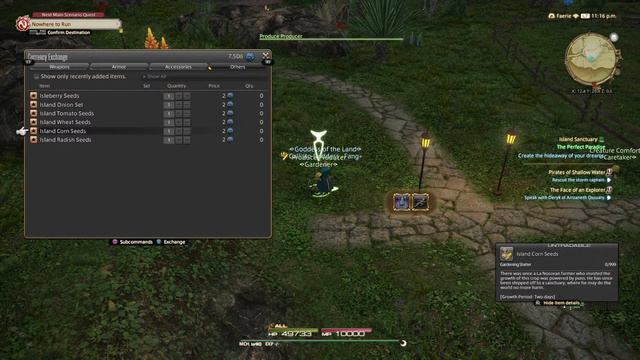 Island Sanctuary can buy seed from the gardener in Final Fantasy XIV (FF14) смотреть онлайн