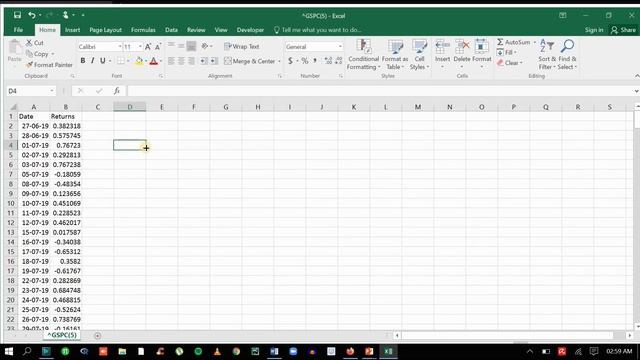 Calculate Value-at-Risk or VaR of real data in Excel смотреть онлайн