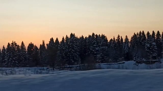 Закат январь 2020 Пермский край. смотреть онлайн