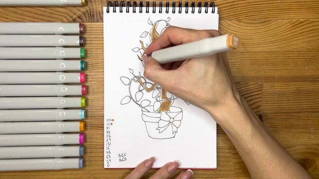 Как нарисовать новогоднего Грута карандашом и скетч маркерами | Рисунок для детей, поэтапно и легко смотреть онлайн