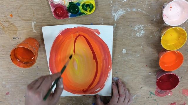 Elementary Art - Pumpkin Painting Project смотреть онлайн