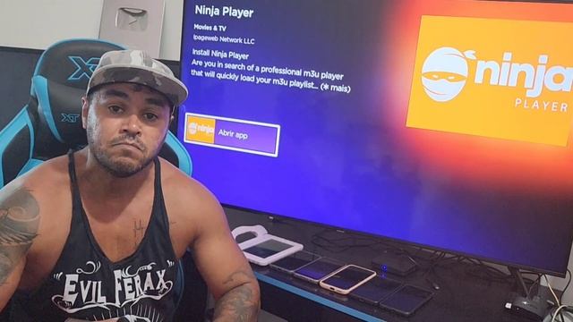 ?️ NINJA PLAYER APLICATIVO PARA REPRODUZIR LISTA M3U NA SMART TV ROKU TV смотреть онлайн