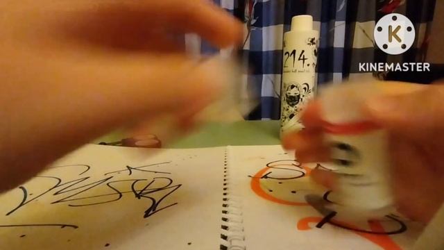 Обзор помпового маркера Molotow и чернил 214.Mini overview of the Molotow pump marker and ink 214. смотреть онлайн