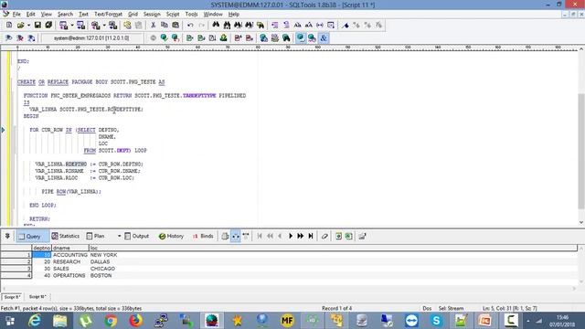 Oracle - Pipelined Table Functions - Emanoel Deivison смотреть онлайн