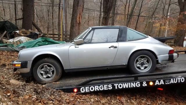 Barn Find 1975 Euro Porsche 911 Targa Cibie. Going back to Germany смотреть онлайн