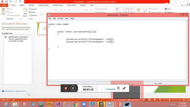 java basics| command line arguments||demo program смотреть онлайн