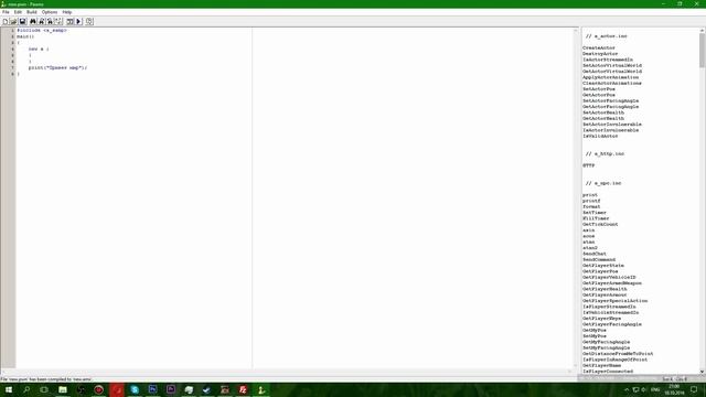 Основы PAWN #2 | Глобальные и локальные переменные, их вывод смотреть онлайн