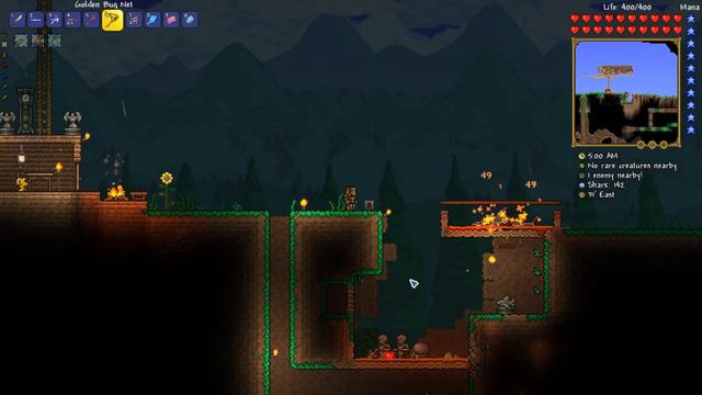 Terraria AFK Shark Statue Farm смотреть онлайн