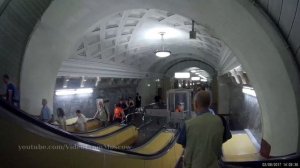 Станция метро Белорусская (радиальная), вход на станцию // 02.08.2017