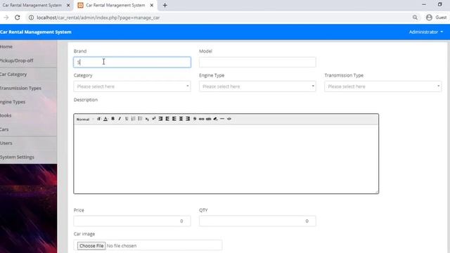 Car Rental Management System Demo смотреть онлайн