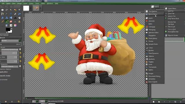 Making a Christmas card with Gimp 11/22/2012 смотреть онлайн