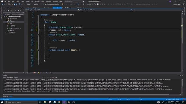 [ C# & .NET Game ] - Console State RPG - 004 - Fleshing out the State classes! смотреть онлайн