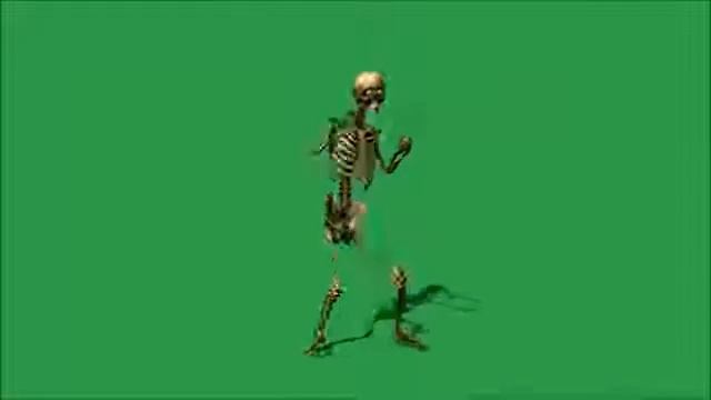 Футаж Танцующий скелет на зеленом фоне save4 net смотреть онлайн