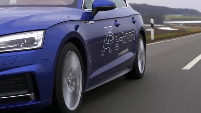 Audi A5 Sportback G-Tron 2017 Driving scene смотреть онлайн