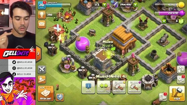 Meus Primeiros 15 DIAS de Progresso na minha NOVA VILA!! Clash of Clans смотреть онлайн