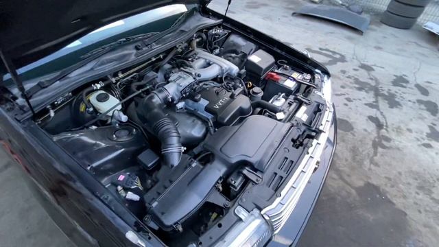 Видео работы двигателя 2JZGE Toyota Crown JZS155 смотреть онлайн