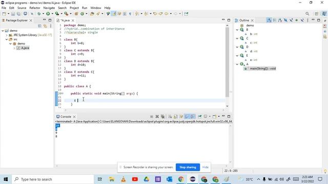 Hybrid inheritance in java tamil#placements #java#tamil#jobs #inheritance#oopsconcept #oops смотреть онлайн