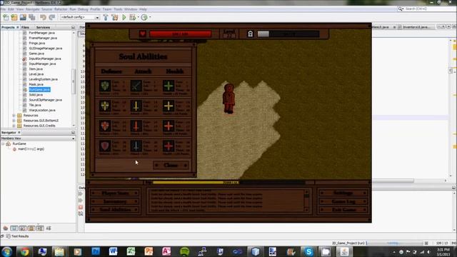 Java RPG Game - Update 3.5 (Fixed Movement Issue!, Working Exp Bar!, Working Soul Abilities!) смотреть онлайн