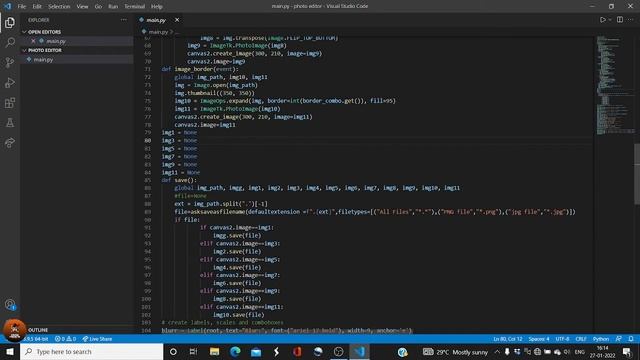 Photo editor app using python in just 10min!!Tutorial in ENGLISH!! смотреть онлайн