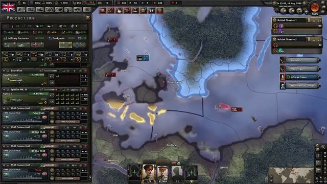 Hearts of Iron 4 - Gdu mod - Uk - 4 смотреть онлайн