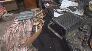 Замена радиатора печки, на ваз 2106