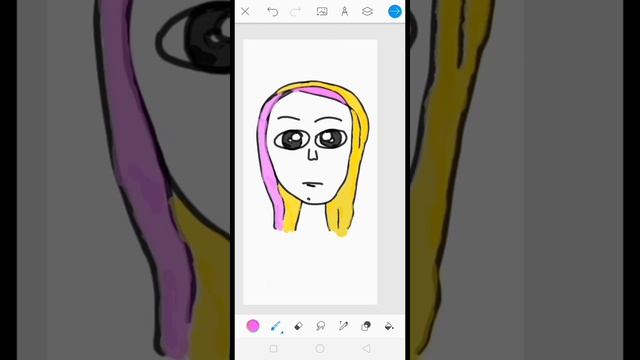 Рисунок девочки. РИСУЮ В Color.? смотреть онлайн