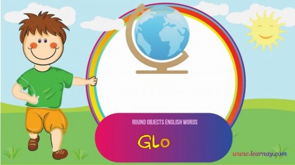 Learn Round Objects - English Words - Learnay Videos