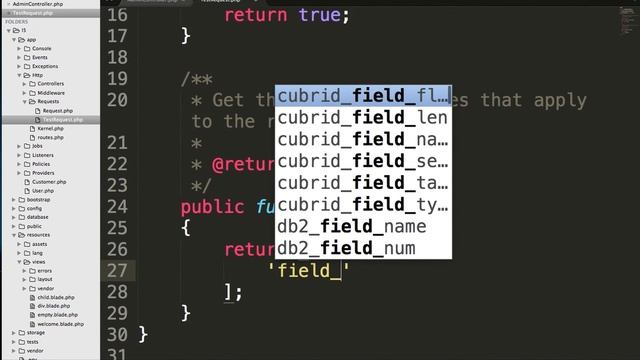 Laravel 5 Tutorial for Beginners in Hindi ( Form Validation with Request Class ) | Part-34 смотреть онлайн