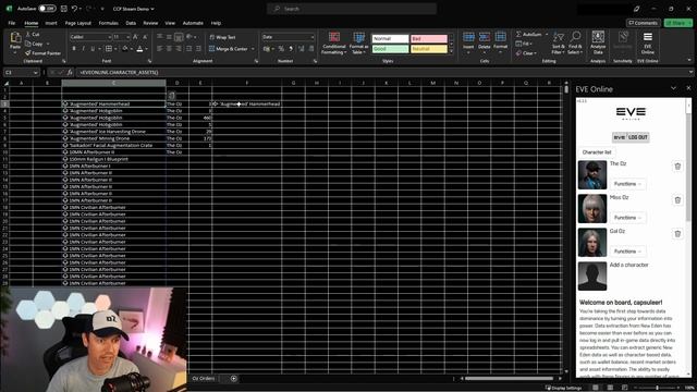 Eve Online Excel Add-in Quick Guide смотреть онлайн