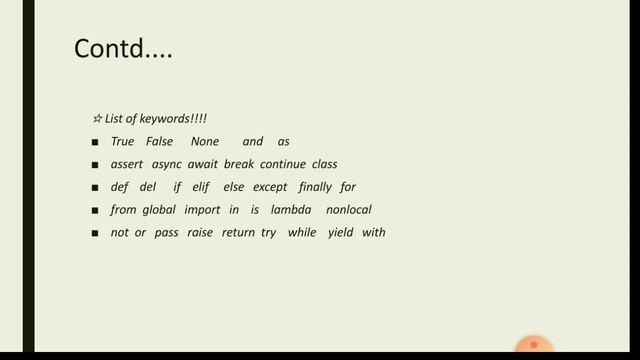 Python Malayalam/Part-04/Keywords and Identifiers in Python смотреть онлайн