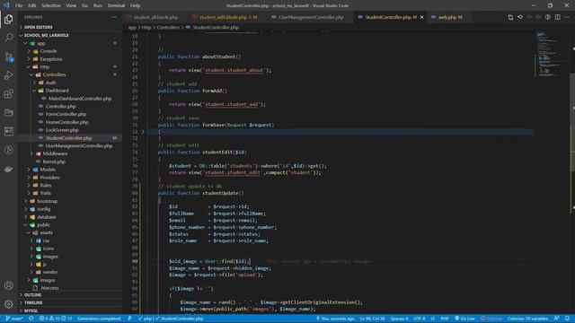 Create update data student in Laravel 8.X | School SM смотреть онлайн