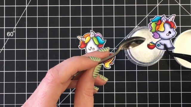Using Up Scrap Cardstock | Rainbow and Unicorn Thinking of You Cards смотреть онлайн