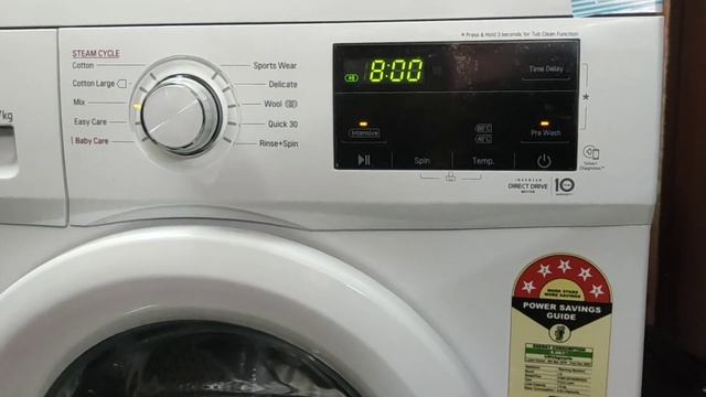 Lg front load washing machine demo in hindi ⚡Lg washing machine fully automatic demo смотреть онлайн