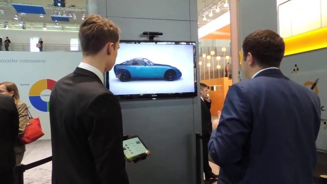 Kinect Based 3D Car demonstration at CeBIT 2013 смотреть онлайн