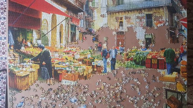 Educa Puzzle 3000 Piece La Vucciria Market Palermo смотреть онлайн