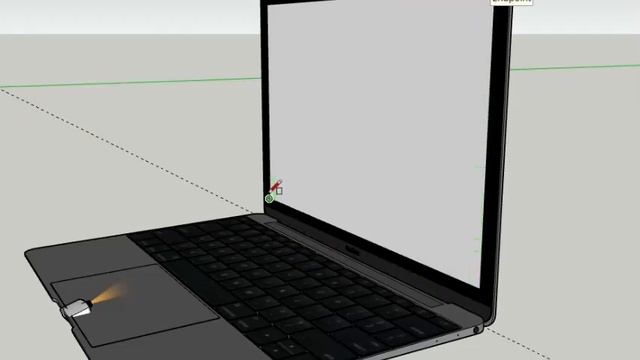 La Projector - Portable laptop projector 3D model смотреть онлайн