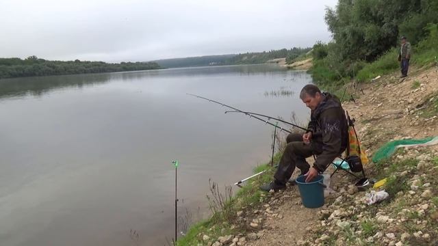 Рыбалка-когда весь берег в донках КРОКОДИЛ! Ловля рыбы на Оке! смотреть онлайн