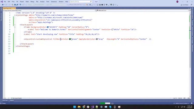 Building OTP Entry Layout In Xamarin Forms смотреть онлайн