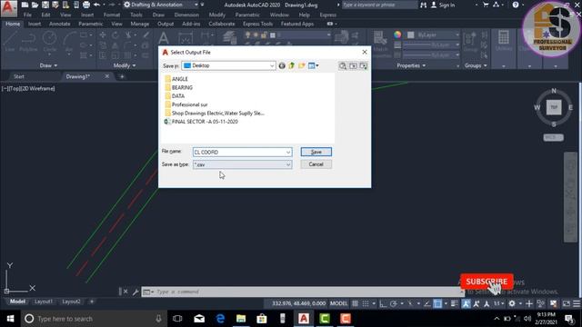 how to import road interval coordinate || from autocad to excel || with Lisp | смотреть онлайн