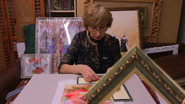 Вышивка крестом "Розовые мечты" - подбираем оформление в багет смотреть онлайн