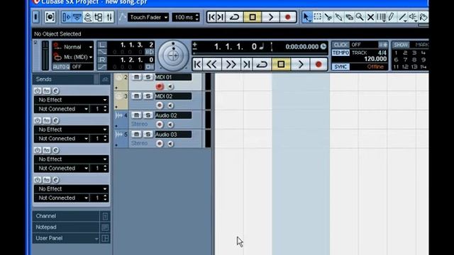 07 Cubase Video Tutorial - What is the Transport Panel, and how it works - part 1 смотреть онлайн