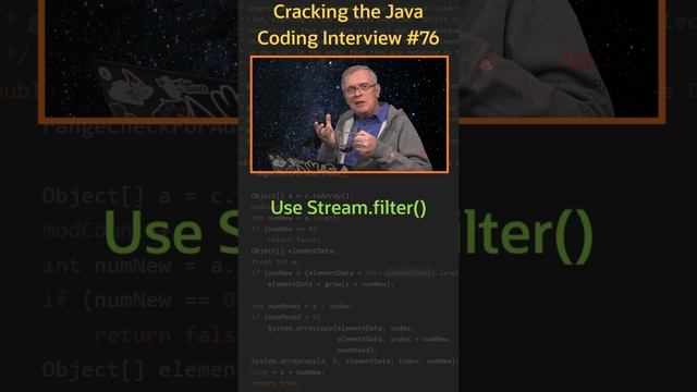 How can you remove elements from a Stream? - Cracking the Java Coding Interview смотреть онлайн
