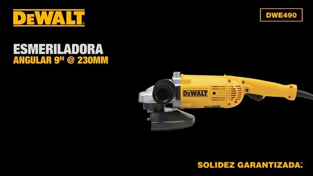 Esmeriladora DEWALT de 9" 2100W. Mod. D28490-B3 смотреть онлайн
