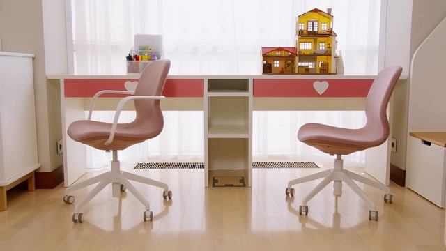 Детская в розовых оттенках для двух девочек | Обзор детской комнаты смотреть онлайн